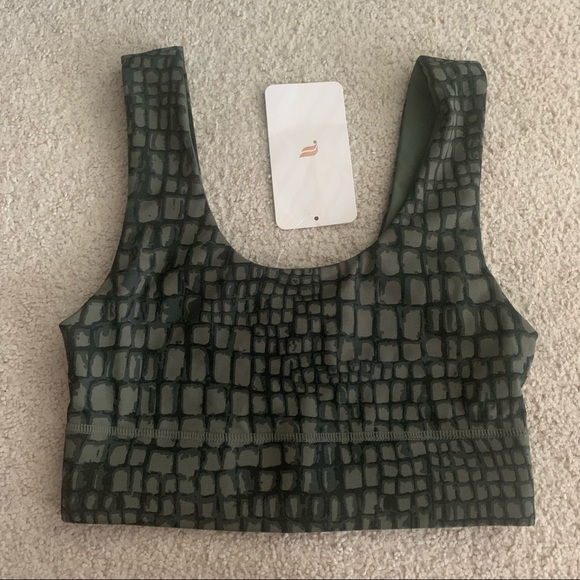 Fabletics Other - NWT Fabletics reversible snake print sports bra